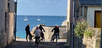 Arrivée sur Port Blanc